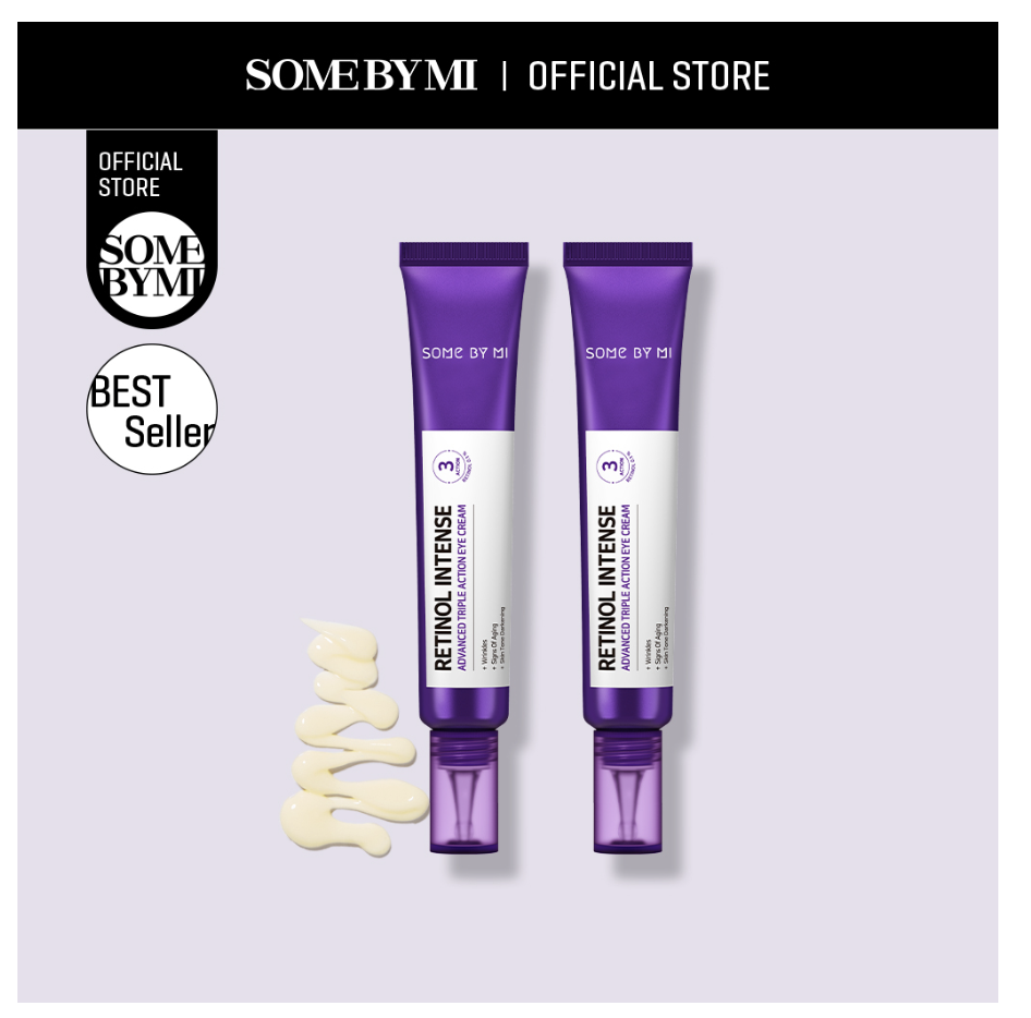 Some By Mi  [Bundle of 2] Retinol Intense Advanced Triple Action Eye Cream, 30ml. (PHOTO: Shopee)