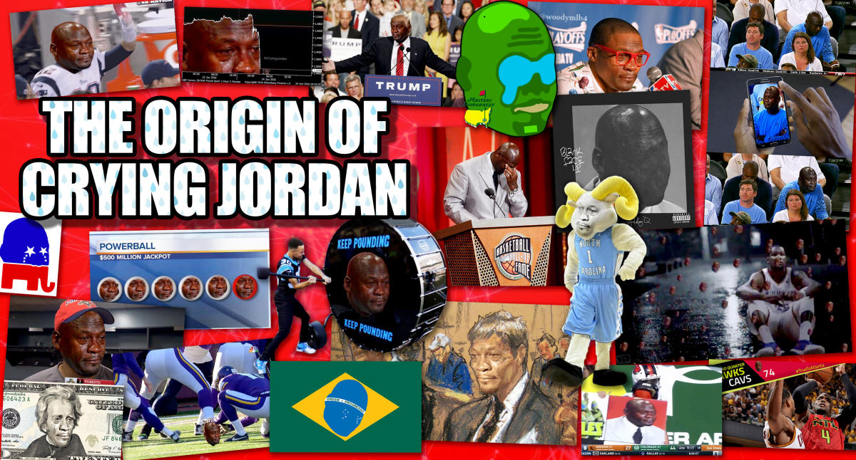 The Evolution Of The Michael Jordan Crying Face Meme : The Two-Way : NPR