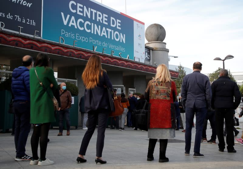 FILE PHOTO: COVID-19 vaccination campaign in France