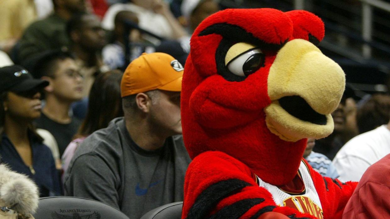 Atlanta Hawks Harry the Hawk mascot