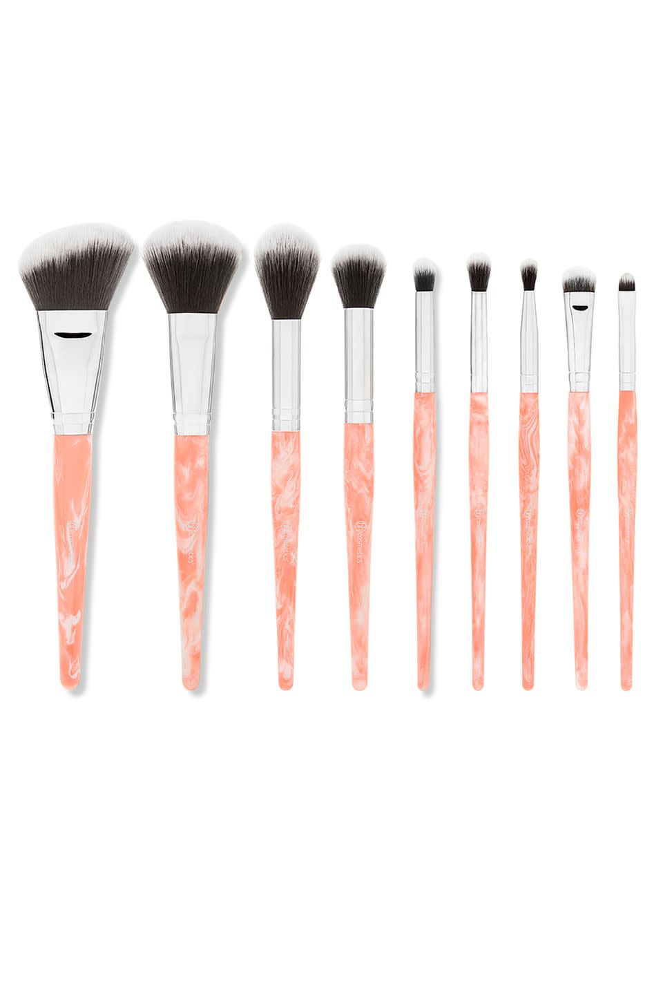 <p>$13</p><p><a class="link " href="https://go.redirectingat.com?id=74968X1596630&url=https%3A%2F%2Fwww.bhcosmetics.com%2Frose-quartz-9-piece-brush-set&sref=http%3A%2F%2Fwww.womansday.com%2Flife%2Fg955%2Fgifts-for-her%2F" rel="nofollow noopener" target="_blank" data-ylk="slk:SHOP NOW;elm:context_link;itc:0;sec:content-canvas">SHOP NOW</a></p><p>Everyone needs versatile <a href="https://www.womansday.com/style/beauty/a5410/how-to-clean-your-makeup-brushes-114566/" rel="nofollow noopener" target="_blank" data-ylk="slk:makeup brushes;elm:context_link;itc:0;sec:content-canvas" class="link ">makeup brushes</a> that look good, and these beauties do the trick. </p>