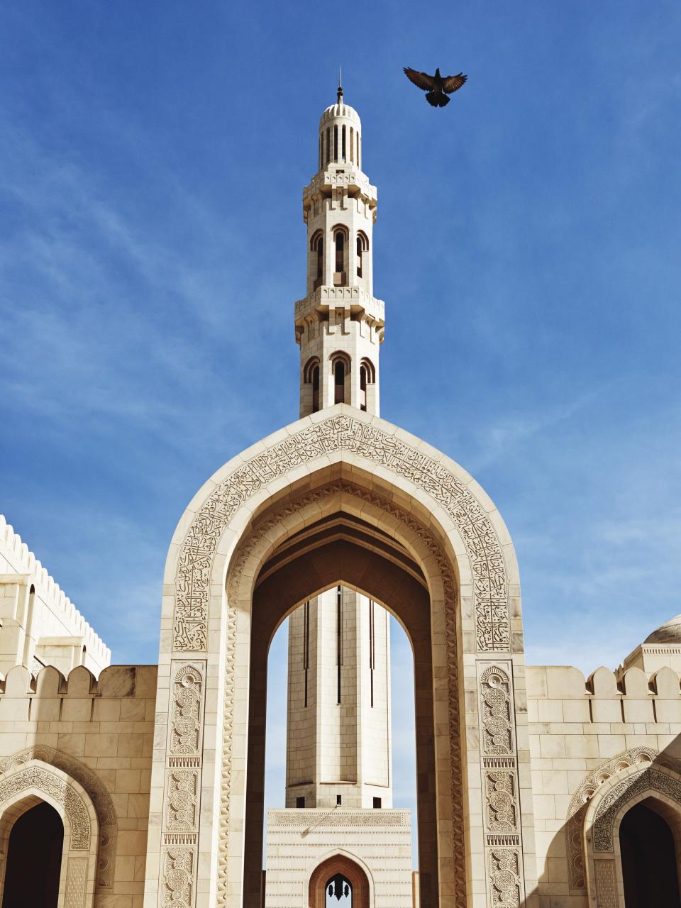 Muscat’s Sultan Qaboos Grand Mosque, the country’s largest house of worship