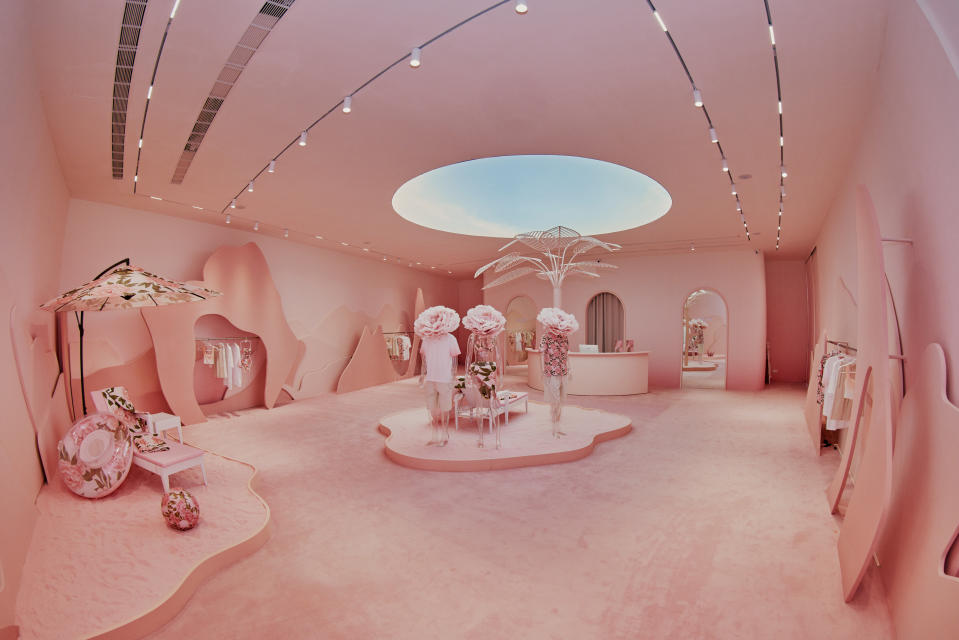 Team Wang Design’s “Sparkles — Mudance” pop-up store. - Credit: Courtesy
