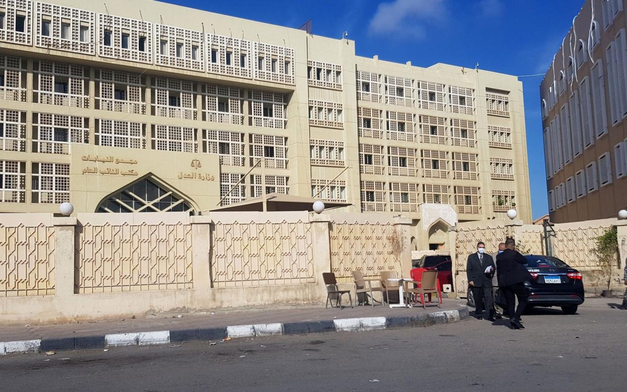 The EIPR staff were interrogated at the New Cairo Courthouse on suspicion of 'terrorism' - Reuters