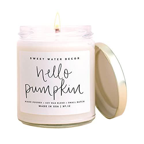 20) Sweet Water Decor Hello Pumpkin Candle