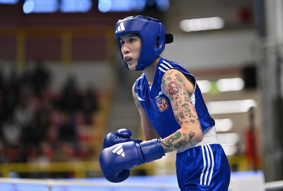 黃筱雯成功在54公斤級女子拳擊項目中取得奧運資格。(Photo By Ben McShane/Sportsfile via Getty Images)