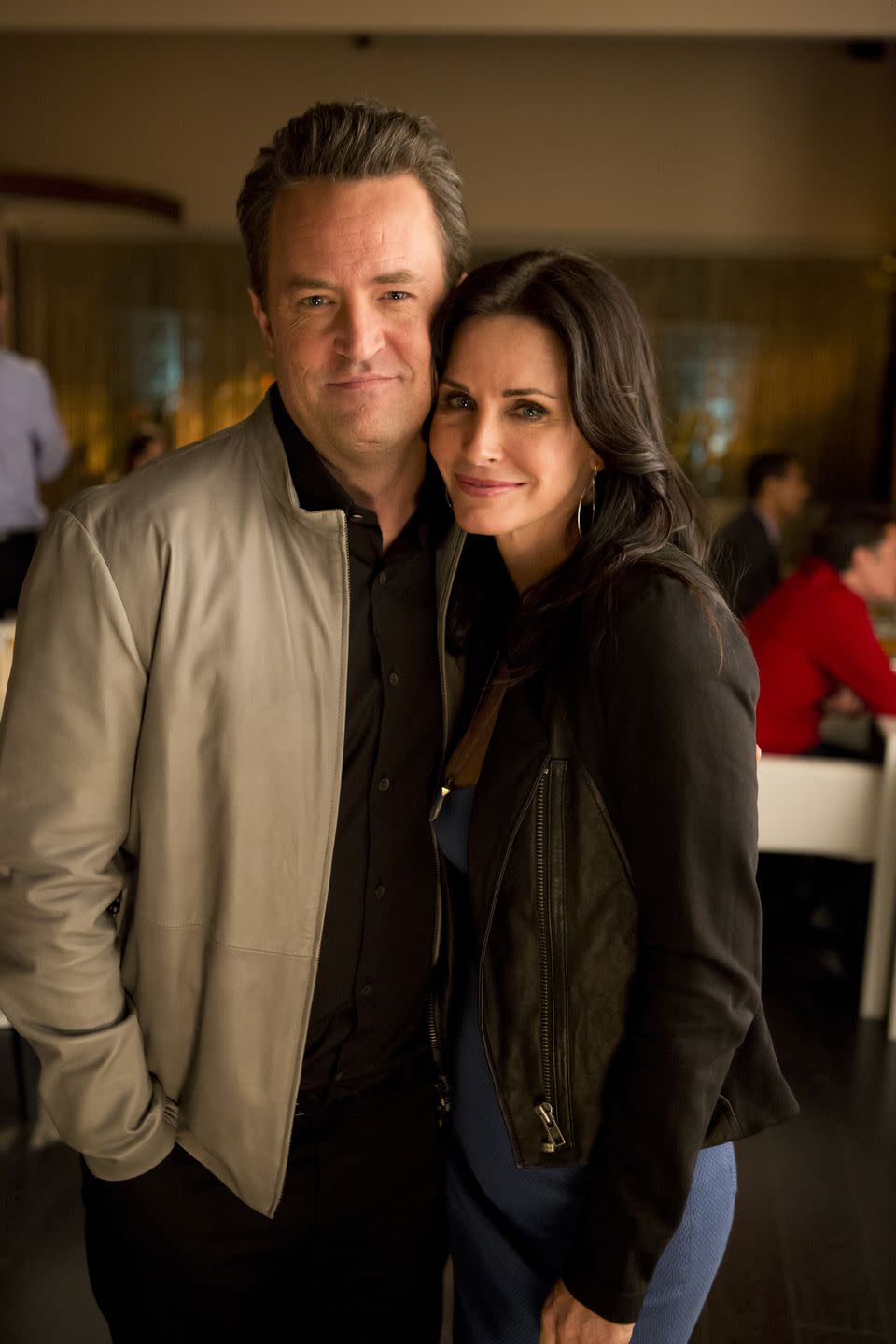 Matthew Perry and Courteney Cox