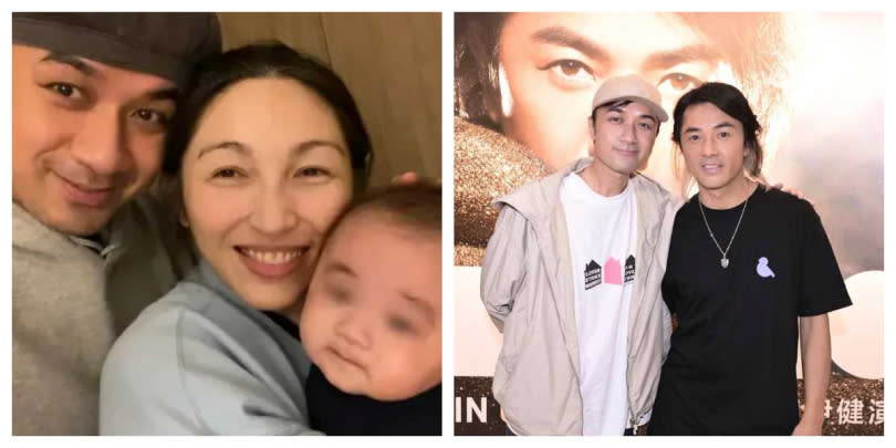 古巨基與經紀人老婆育有1子。（圖／翻攝自微博、IG）