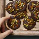 <p>Don't let the fancy French name fool you, these melted chocolate treats are super easy to make. Just dollop spoonfuls of chocolate onto a baking sheet, top as you wish and let set. That's it!</p><p><em><a href="https://www.goodhousekeeping.com/food-recipes/a29475257/what-is-a-mendiant/" rel="nofollow noopener" target="_blank" data-ylk="slk:Get the recipe for Mendiant »;elm:context_link;itc:0;sec:content-canvas" class="link ">Get the recipe for Mendiant »</a></em></p><p><strong>RELATED: </strong><a href="https://www.goodhousekeeping.com/food-products/g29627764/best-chocolate/" rel="nofollow noopener" target="_blank" data-ylk="slk:The Best Chocolate You Can Buy to Satisfy Your Sweet Tooth;elm:context_link;itc:0;sec:content-canvas" class="link ">The Best Chocolate You Can Buy to Satisfy Your Sweet Tooth</a><br></p>