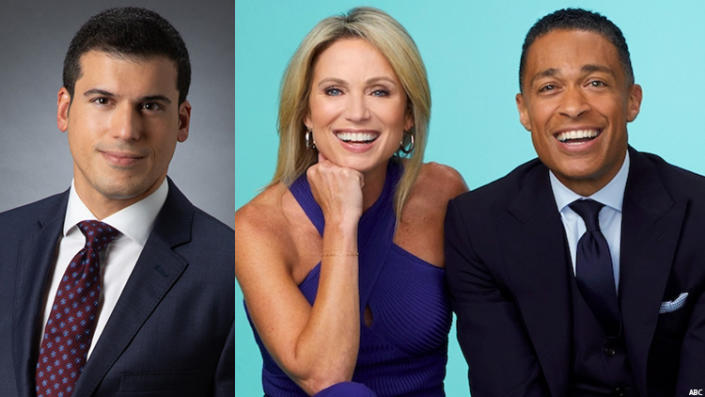 Gio Benitez, Amy Robach, and T.J. Holmes