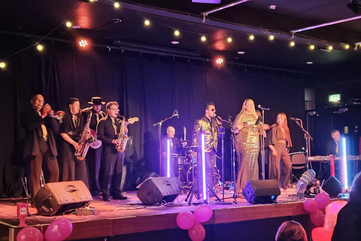 FUN: The Soul Connection raised money for Worcestershire Breast Unit Haven at Malvern's The Cube. <i>(Image: The Soul Connection)</i>