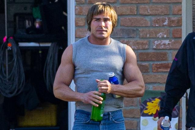 Zac Efron Looks Bulked Up on Louisiana Set of The Iron Claw