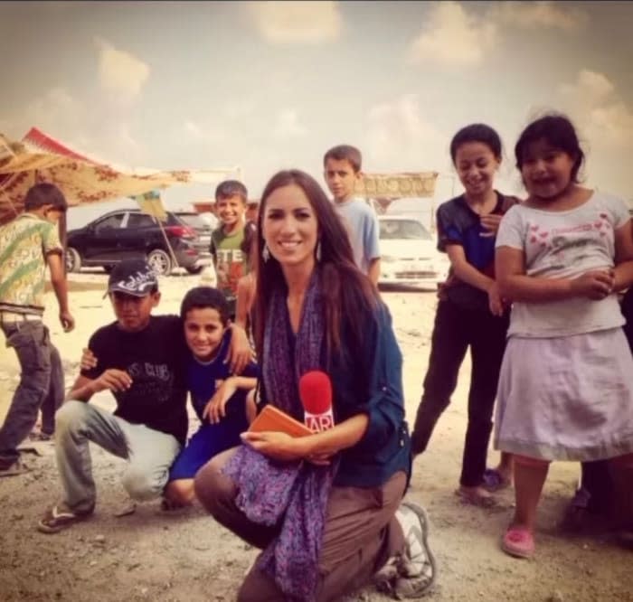 Patricia Pardo en un reportaje