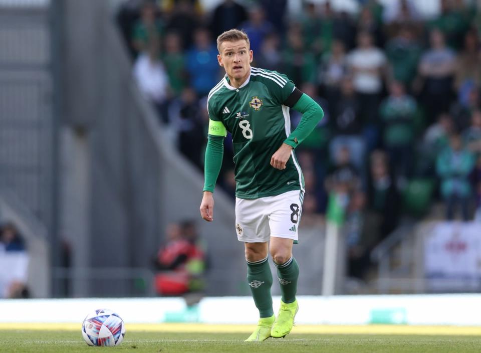 Northern Ireland captain Steven Davis said he would not make a knee-jerk decision over his future (Liam McBurney/PA) (PA Wire)