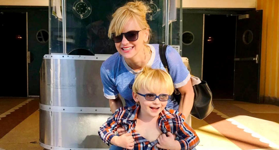 Anna Faris and her son, Jack. (Photo: Anna Faris via Instagram)