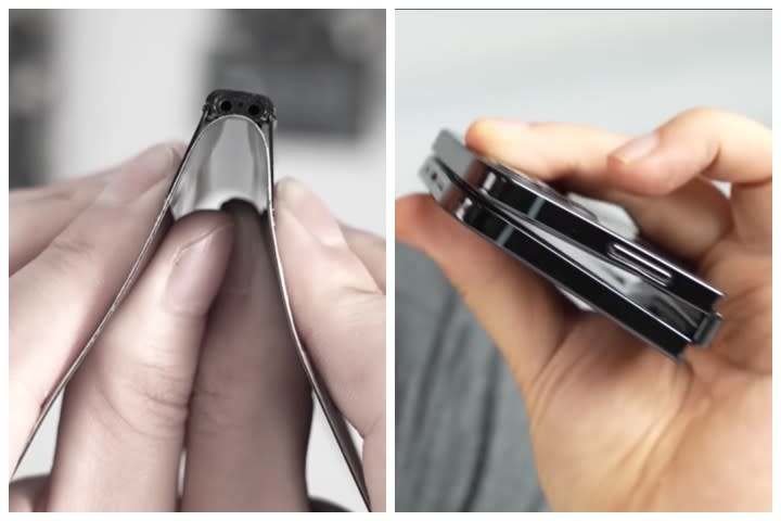 Foldable iPhone panel tech.