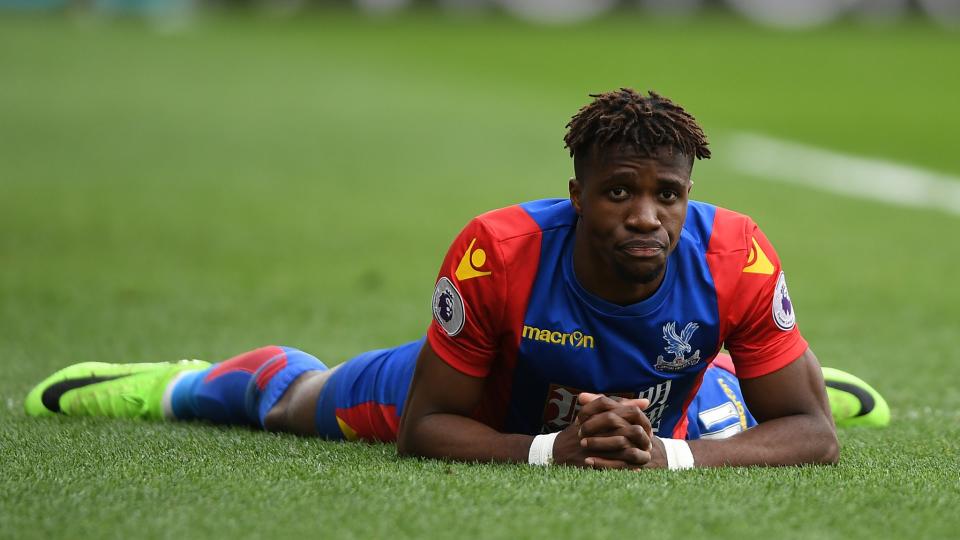 Palace's Wilfried Zaha is suffering a dip in form