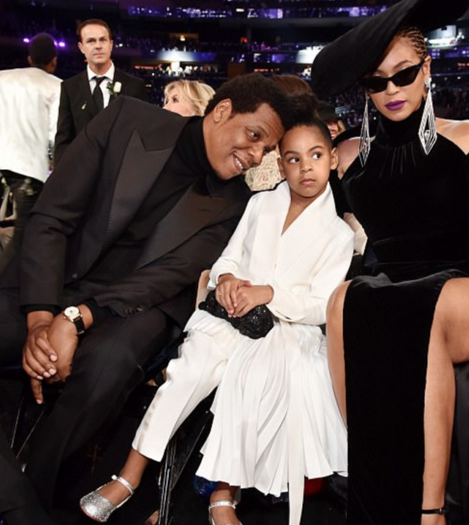 Blue Ivy at the Grammys. (photo: Getty)