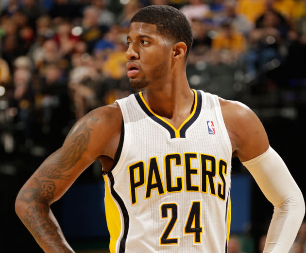 Paul George- Indiana Pacers  Paul george, Basketball is life, Nba players