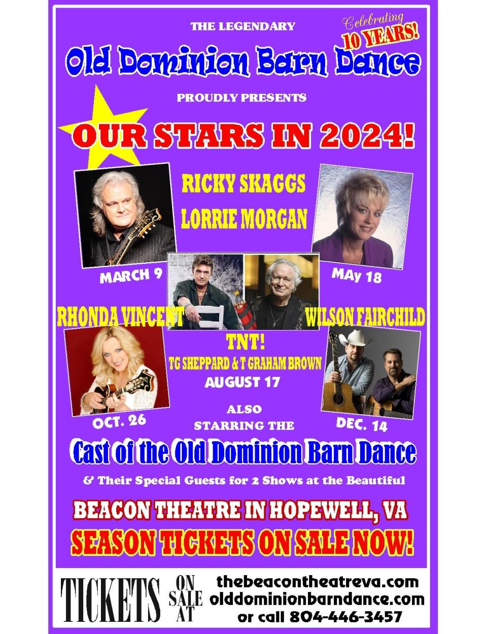 Old Dominion Barn Dance 2024 season