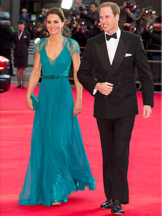 Kate Middleton in Jenny Packham