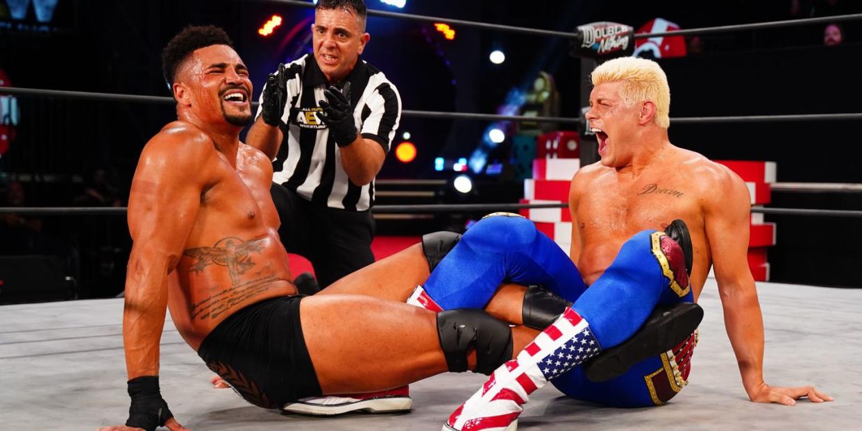 aew double or nothing cody rhodes anthony ogogo