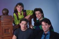 <p>The original pilot for the show had Mayim Bialik's character Blossom as a kid sister side character with the main focus being on <a href="https://www.redbookmag.com/love-sex/relationships/a18370386/identical-brothers-proposed-to-twin-sisters/" rel="nofollow noopener" target="_blank" data-ylk="slk:her older brother;elm:context_link;itc:0;sec:content-canvas" class="link ">her older brother</a>. But a female NBC exec suggested to creator Don Reo that he switch it up and focus on the sister instead.</p>