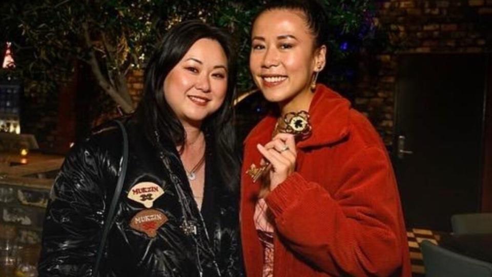 Fellow Canadians, director Deborah Chow and screenwriter-director Domee Shi, are honored by the Canadian Consulate in Los Angeles with the 2022 Key to the Consulate Award. (Consulate General of Canada in Los Angele)