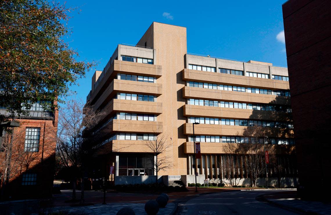 Poe Hall at N.C. State University in Raleigh, N.C., photographed Thursday, Jan. 4, 2024.