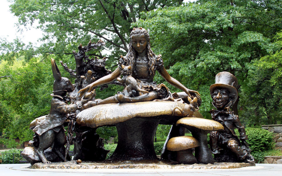 <p>Speaking of kids, there are tons of sculptures all around Central Park—not to mention the zoo!—but we’re partial to a classic: Jose de Creeft’s bronze sculpture of Alice and pals just north of East 74th Street. </p>