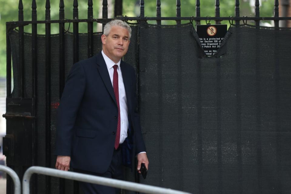 Steve Barclay said fake profiles were used as an ‘elaborate ruse’ to gain access to sensitive information (James Manning/PA) (PA Wire)