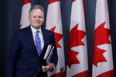 Bank of Canada Governor Stephen Poloz arrives at a news conference in Ottawa, Ontario, Canada, January 18, 2017. REUTERS/Chris Wattie