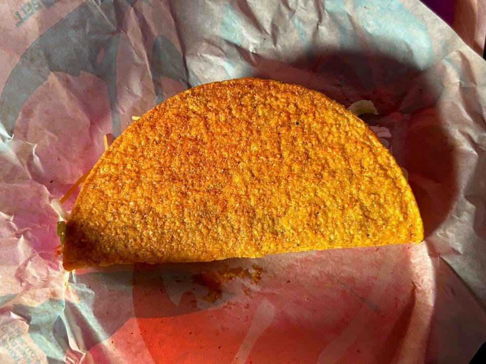 Taco Bell Tajín Crunchy Taco