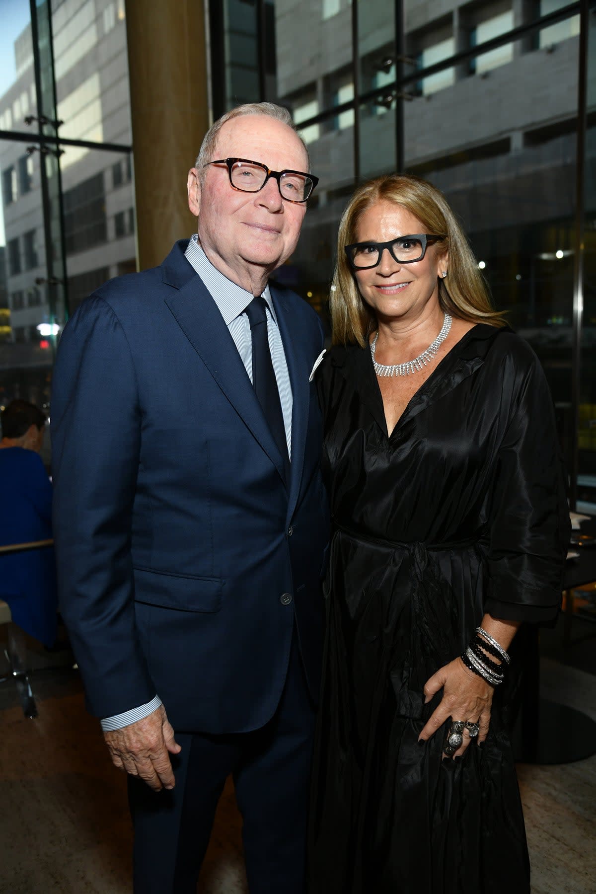 Thomas Lee (L) and Ann Tenenbaum attend the 57th New York Film Festival - 