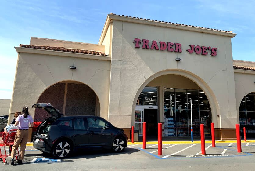 OAKLAND CA MARCH 20, 2023 - A Trader Joe's store on College Avenue in Oakland is the first location in California to file for a union election. (Jeff Bercovici / Los Angeles Times)