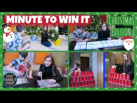 Minute-to-Win It Christmas Games