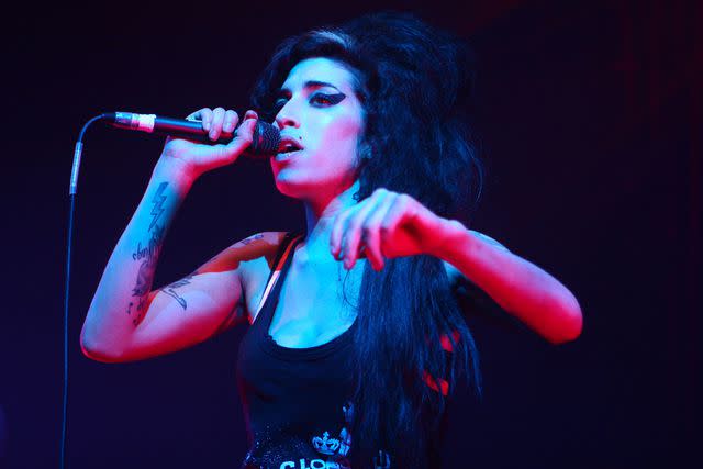 <p>Phillip Massey/FilmMagic</p> Amy Winehouse performing at The Ambassador in Dublin, Ireland on March 2, 2007
