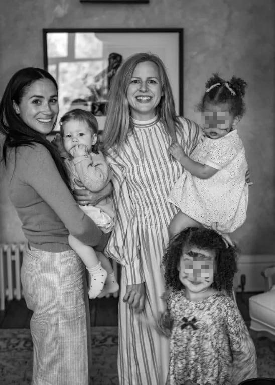 Meghan Markle con su hija Lilibet