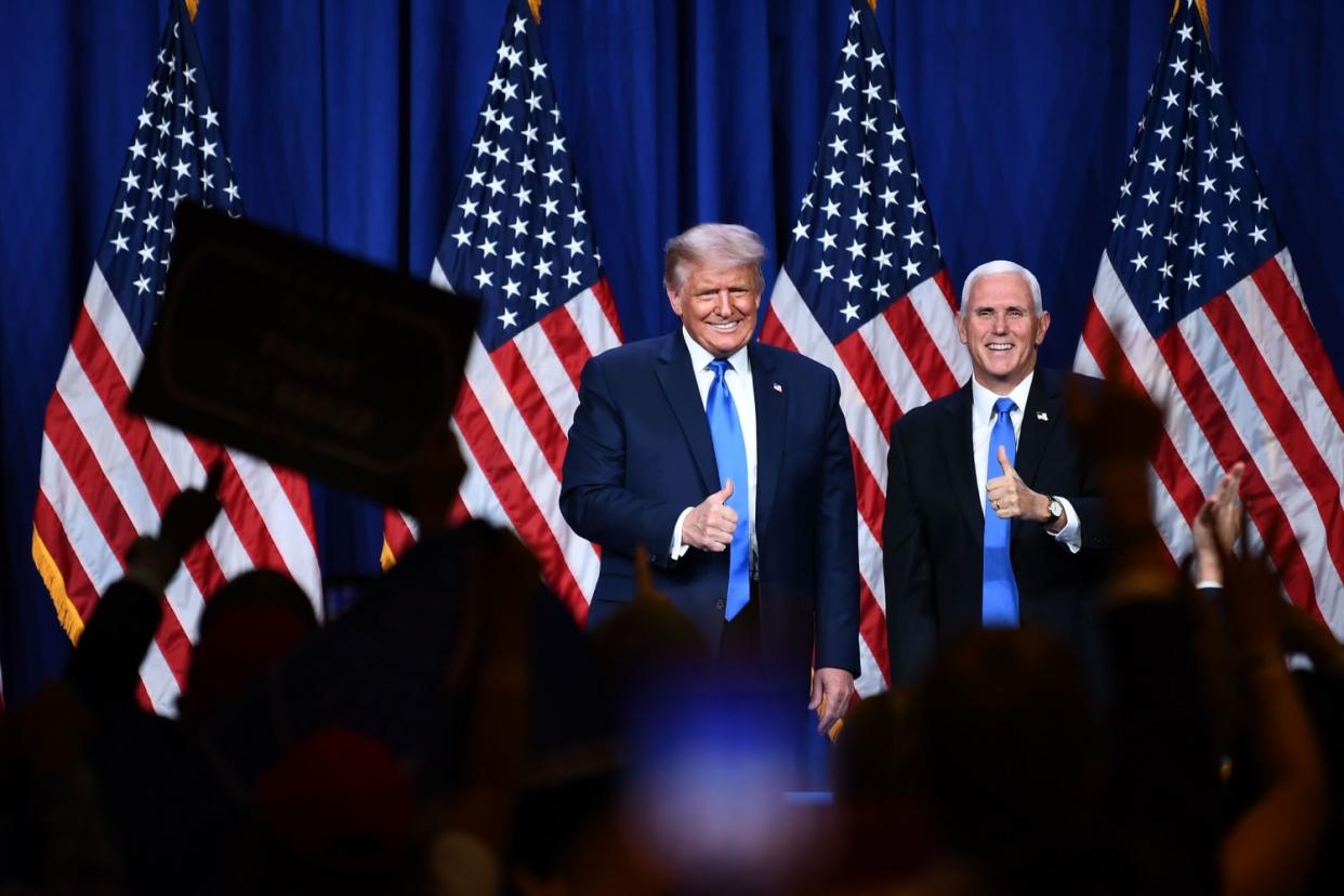 Image: Donald Trump and Mike Pence (Brendan Smialowski / AFP - Getty Images)