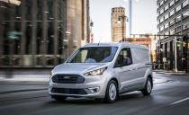 <p>For 2019, <a rel="nofollow noopener" href="https://www.caranddriver.com/ford/transit-connect" target="_blank" data-ylk="slk:the Ford Transit Connect;elm:context_link;itc:0;sec:content-canvas" class="link ">the Ford Transit Connect</a> received a refresh that updated its new styling, added new features, and replaced the previous 2.5-liter four-cylinder engine and six-speed automatic transmission with a 2.0-liter inline-four and an eight-speed automatic. The new, smaller engine makes 150 horsepower and 144 lb-ft-19 fewer horses and 27 fewer lb-ft than before-so it's little wonder that a long-wheelbase version (among the largest and heaviest Transit Connect variants) took half a second longer than a similar 2017 model we tested to reach 60 mph.</p>