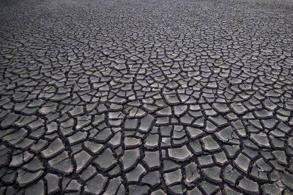 After a long dry summer, Manchester England's reservoir is suffering from low levels of water.