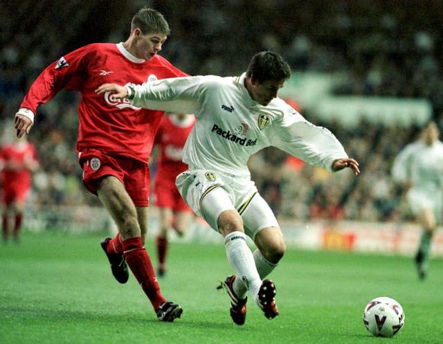 Gerrard broke into Liverpool's first team as an 18-year-old at the end of the 1998/99 season