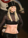 Britney Spears regained her abs with some <a href="http://hollywoodlife.com/2011/08/01/britney-spears-diet-exercise-plan/" rel="nofollow noopener" target="_blank" data-ylk="slk:big lifestyle changes;elm:context_link;itc:0;sec:content-canvas" class="link ">big lifestyle changes</a> that started with skipping the Starbucks. One tip from her trainer? Stop counting situps. “Go until you can’t go anymore. Go until you reach the failure stage.”