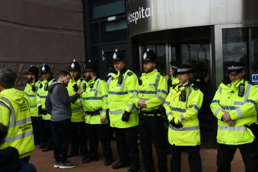 The case has sparked huge tensions, with protestors holding fort outside Liverpool’s Alder Hey Hospital