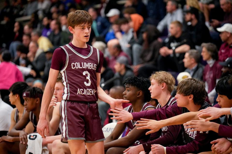 Columbus Academy's Theo Falkenhain was named special mention all-state in Division III.