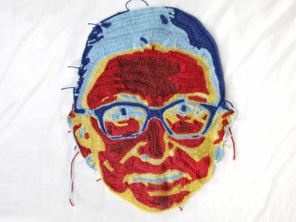 Will made a portrait of Ruth Bader Ginsburg the US Supreme Court Judge after she died (PA Real Life)