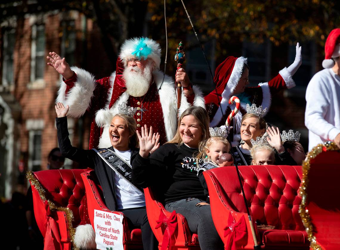 Unmotorized but unfazed, Raleigh Christmas parade marches to a familiar