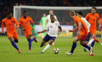 Soccer Football - International Friendly - Netherlands vs England - Johan Cruijff Arena, Amsterdam, Netherlands - March 23, 2018 England’s Raheem Sterling in action Action Images via Reuters/John Sibley