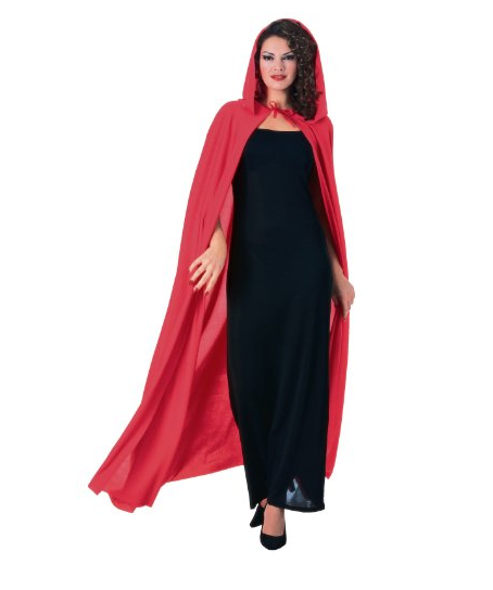 Hooded Red Cape for Little Red Riding Hood Costume