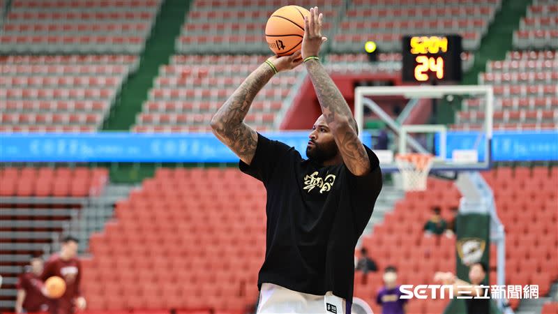 雲豹球星卡森斯（DeMarcus Cousins）。（圖／記者劉彥池攝影）